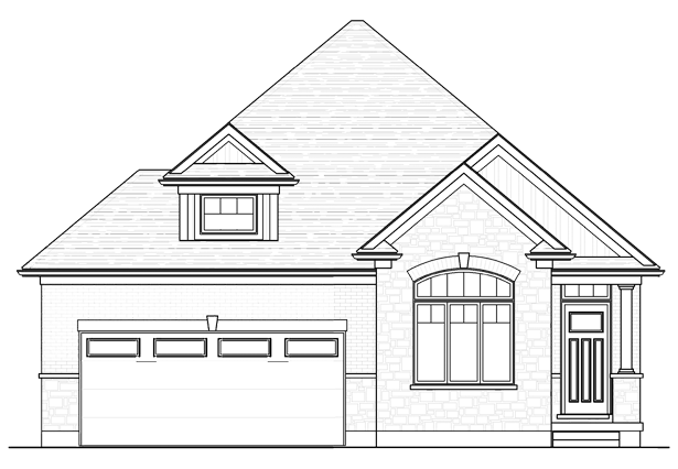 Exterior rendering of a allure model at Rembrandt Walk