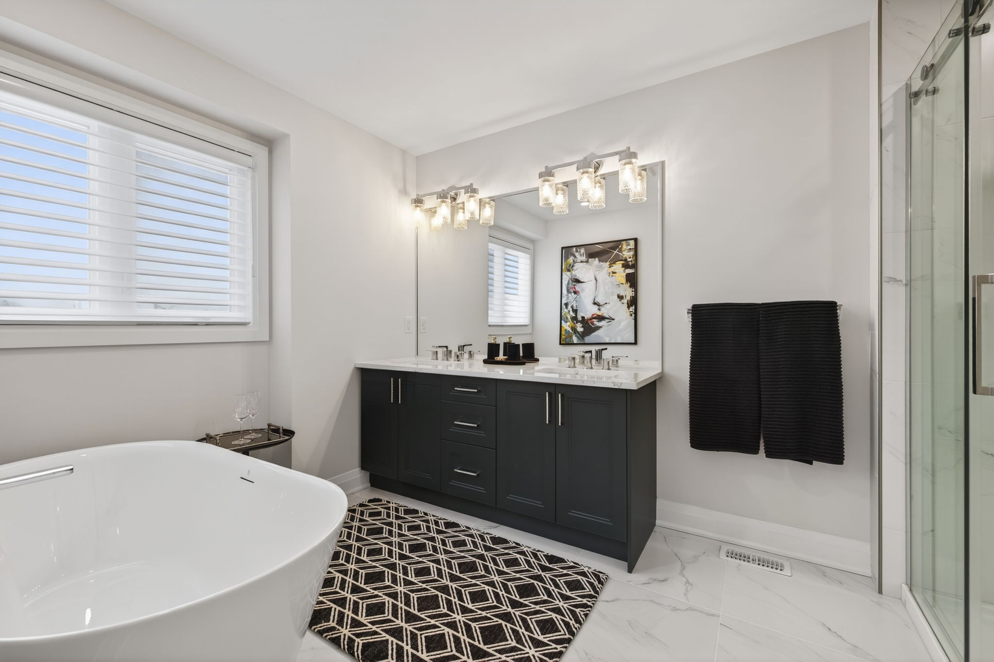 Interior photo at The Nest 2 model home by Rembrandt Homes.