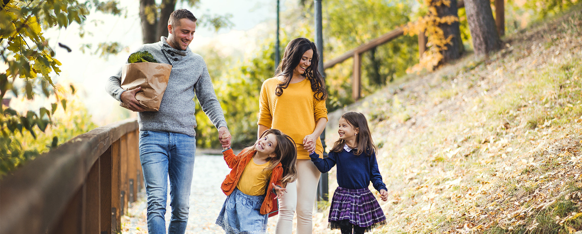 Aerial view of London at dusk